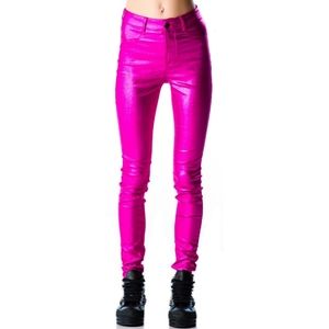 Sapphire Ink Metallic Skinny Jeans